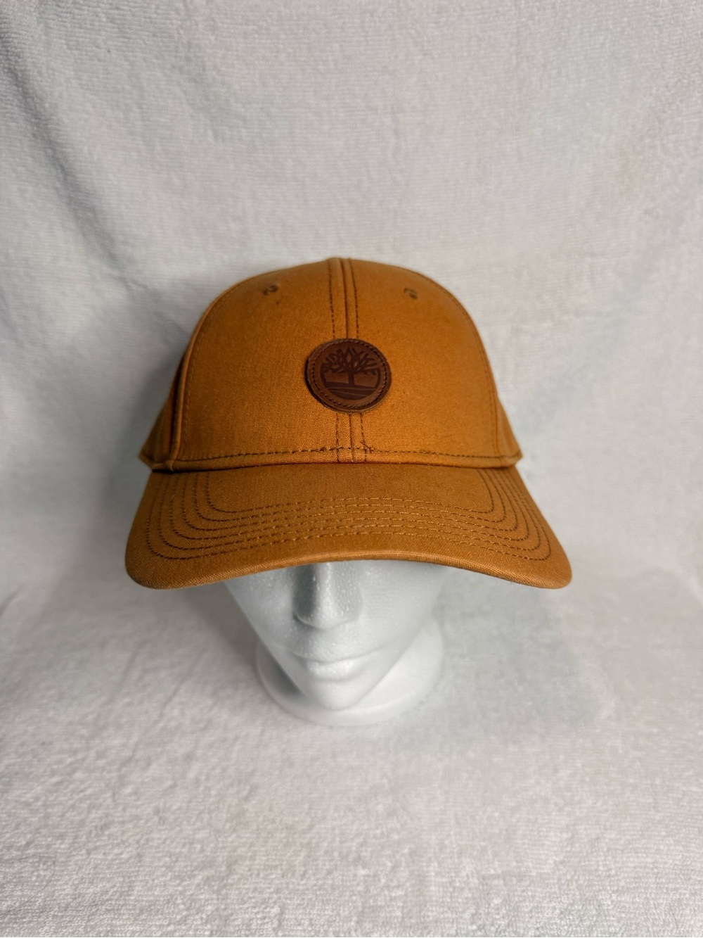 Carhartt Men’s Tan Brown Logo Patch Baseball Cap
